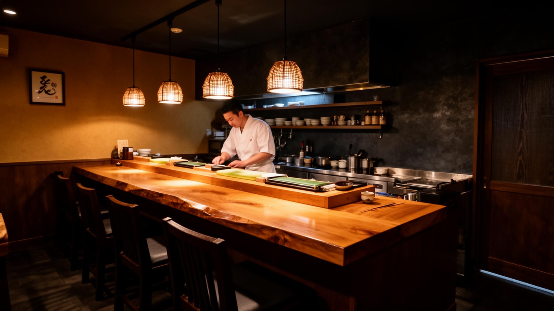 Interior de El Japo Sushibar en Sitges